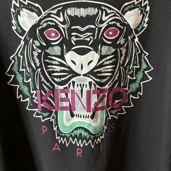 Kenzo Jungle Paris black tshirt size L - Picture 2 of 5